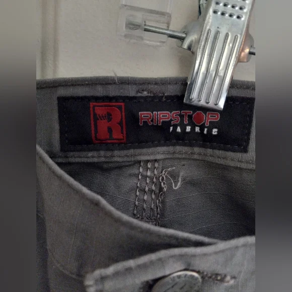Wrangler Riggs Ripstop Workwear Carpenter Pants 50x30 Gray NWT - Picture 3 of 13